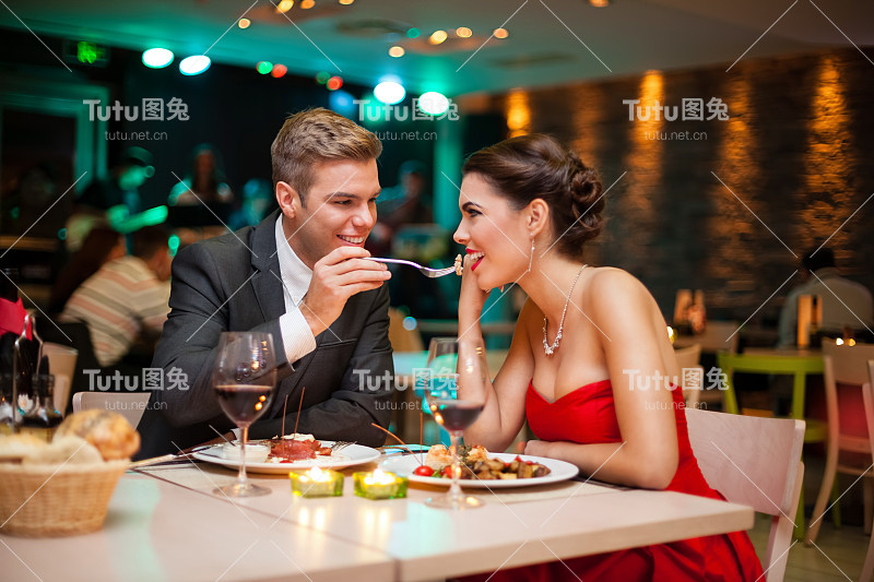 浪漫的晚餐