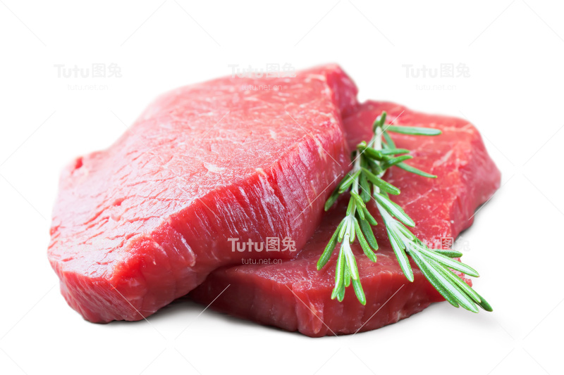 生牛排加迷迭香