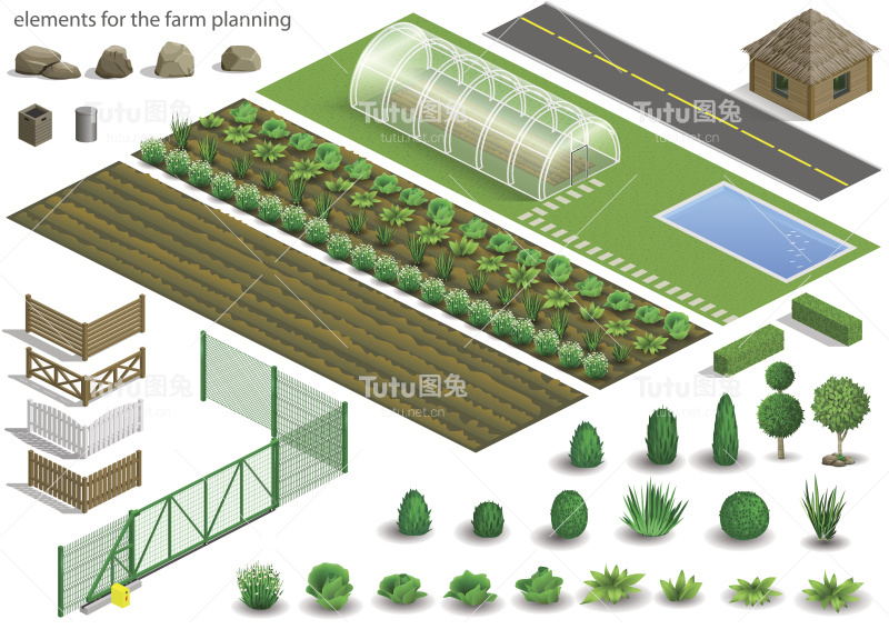 一套农场规划要素