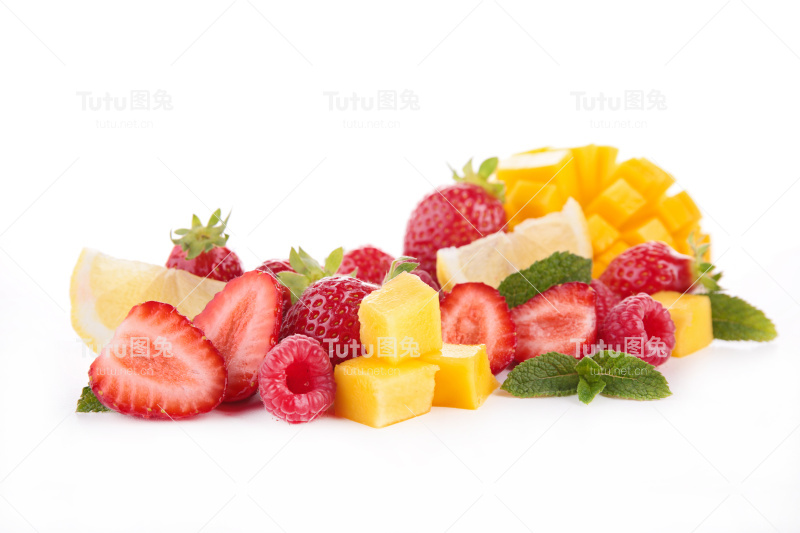 新鲜水果孤立