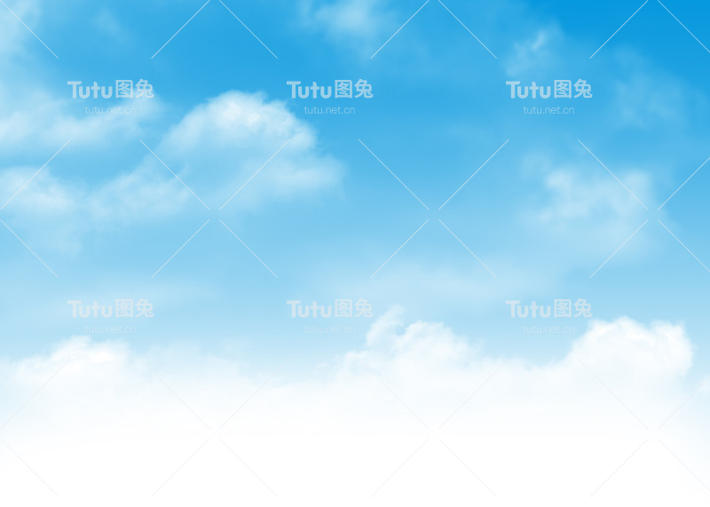 蓝色的天空和云彩的背景
