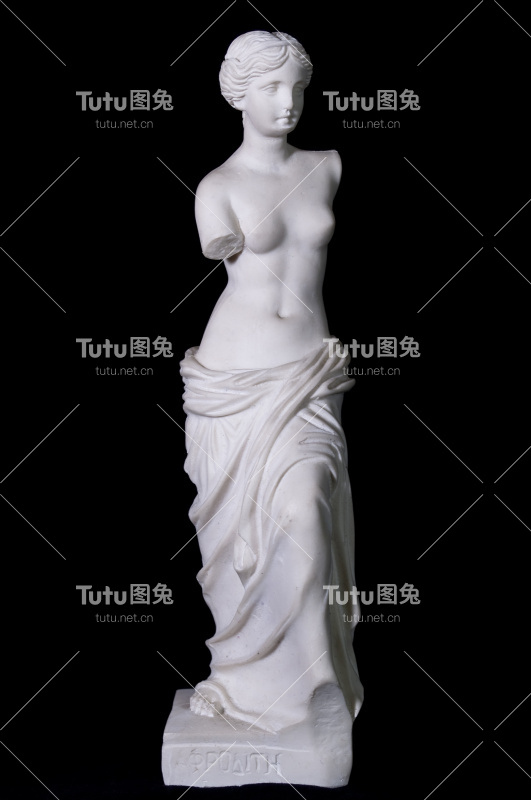 雕像“米洛斯的阿芙洛狄特”孤立