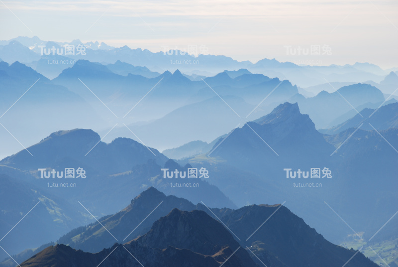 蓝山轮廓