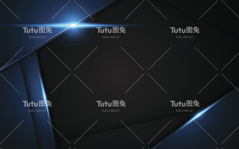 抽象金属蓝黑色框架设计创新概念布局背景