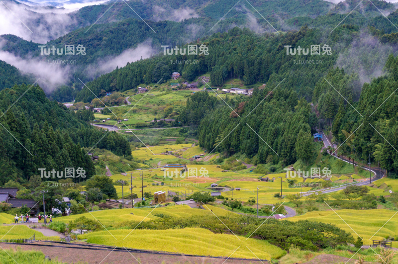 四谷没有塞梅达村和稻田