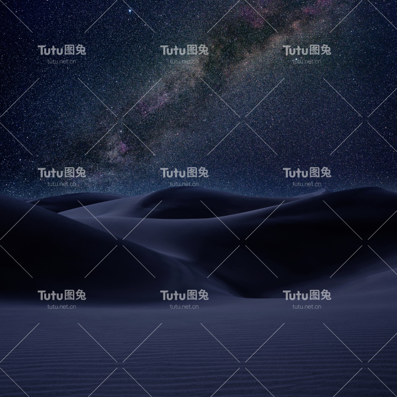 沙丘沙在银河星夜