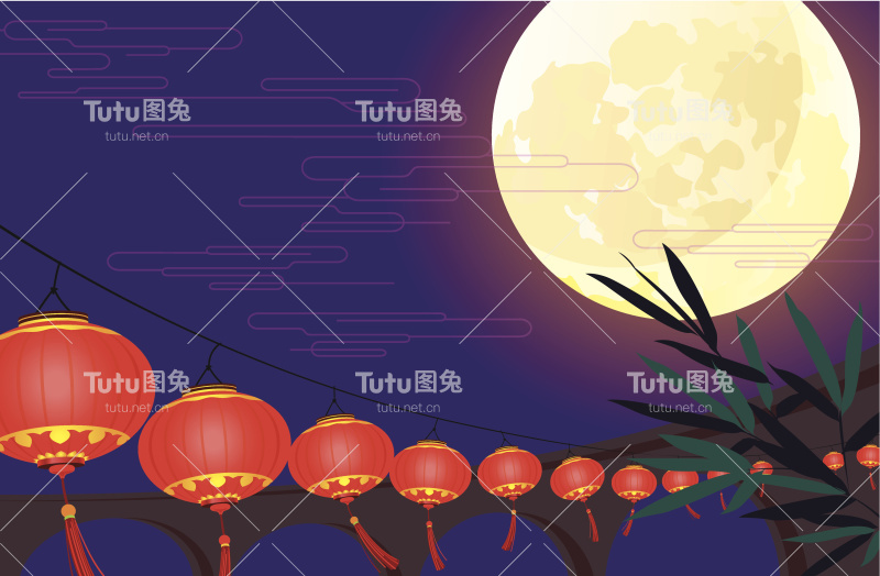 中国元宵节矢量设计