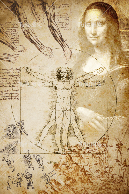 列奥纳多的素描和素描:构图