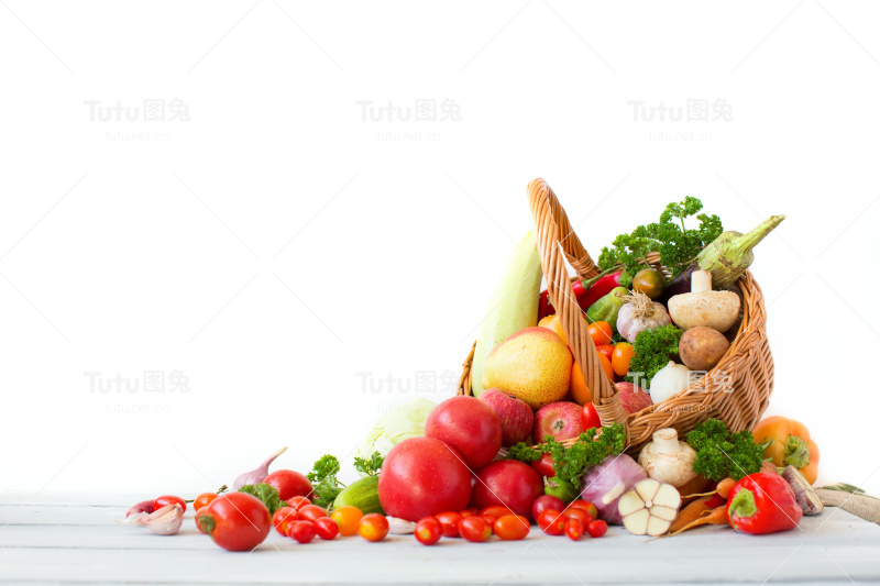 新鲜蔬菜篮