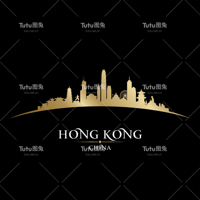 香港中国城市轮廓线