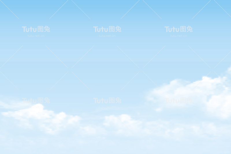 矢量天空云背景
