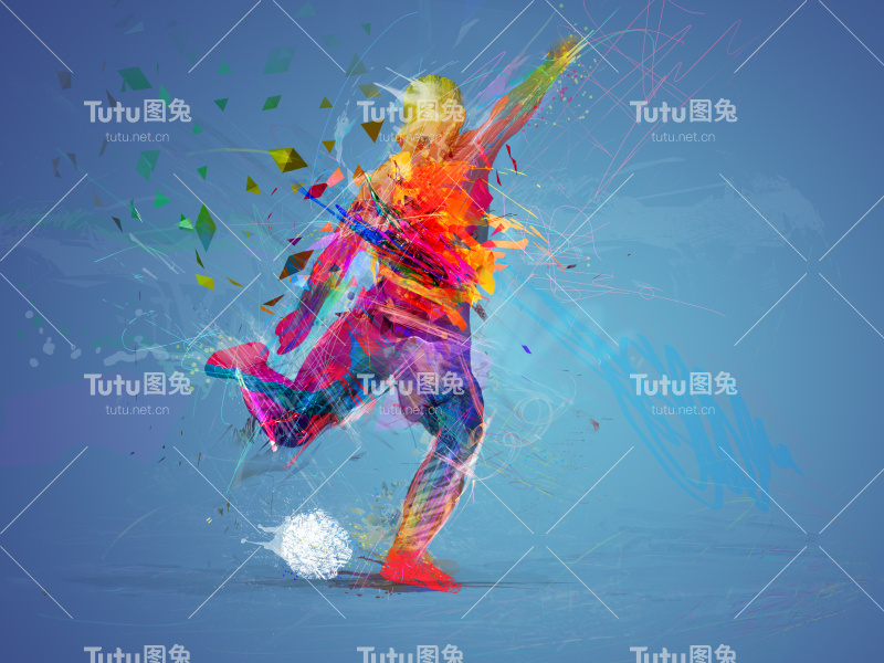 足球运动员抽象概念