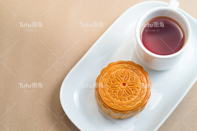 月饼和茶