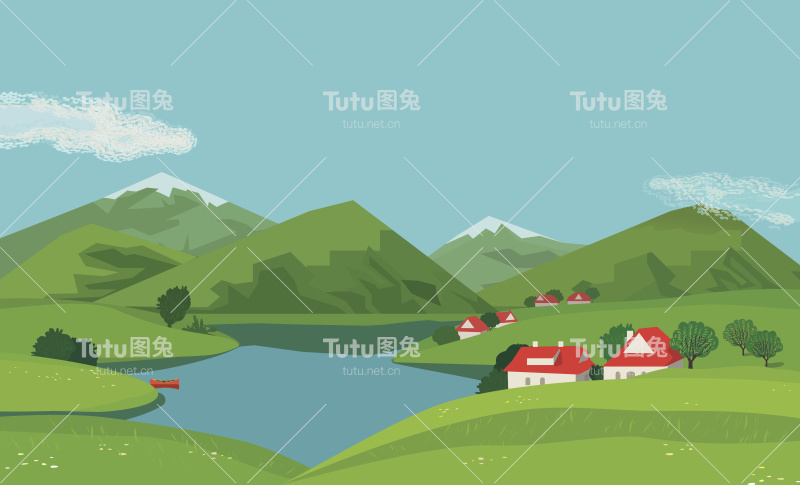 山青谷景观