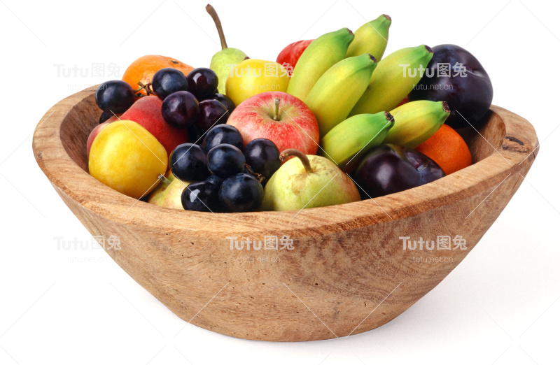 水果盘孤立