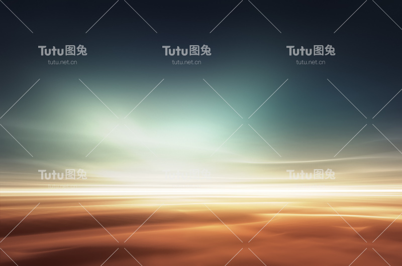 火星沙漠般的梦幻景观