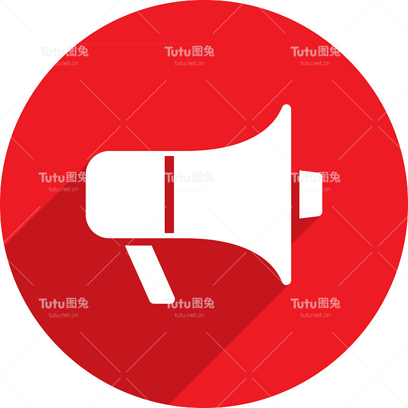 扩音器图标轮廓