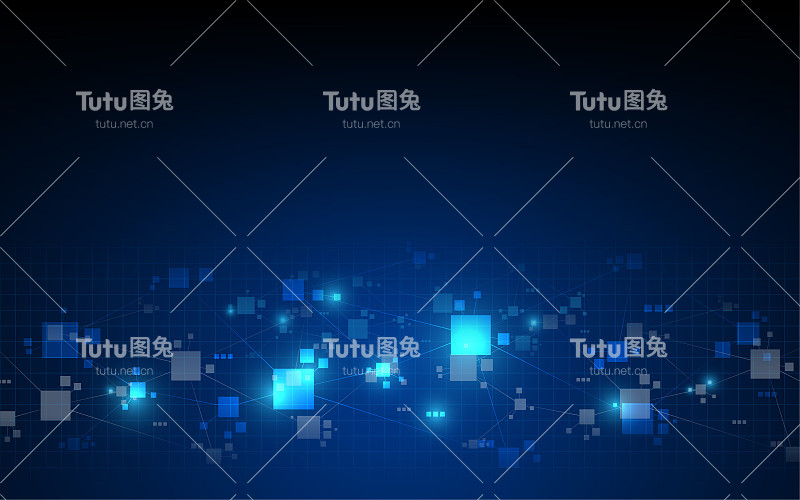 摘要电信技术数字模式背景