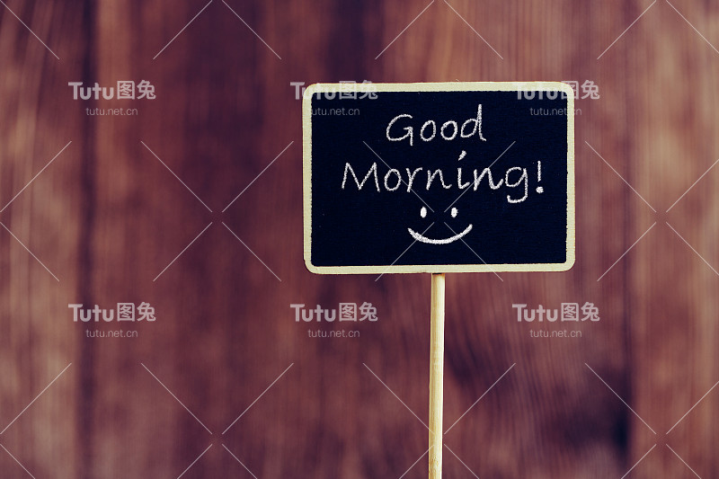 早上好黑板标语
