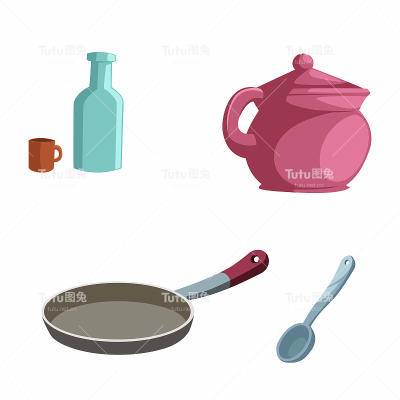 日常生活中使用的各种小物品。