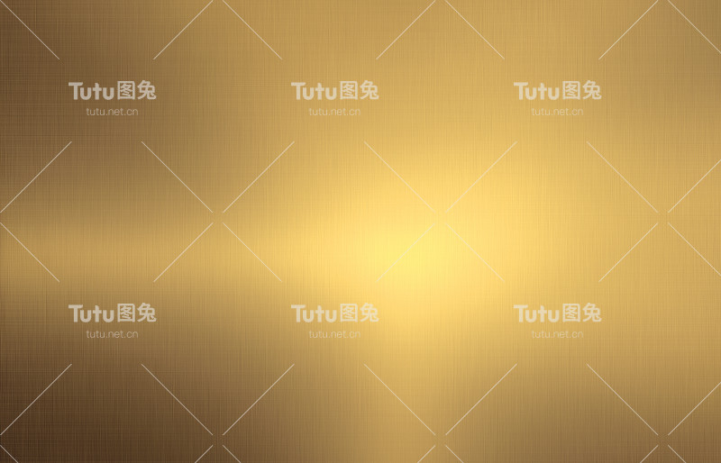 闪亮的拉丝金色金属背景