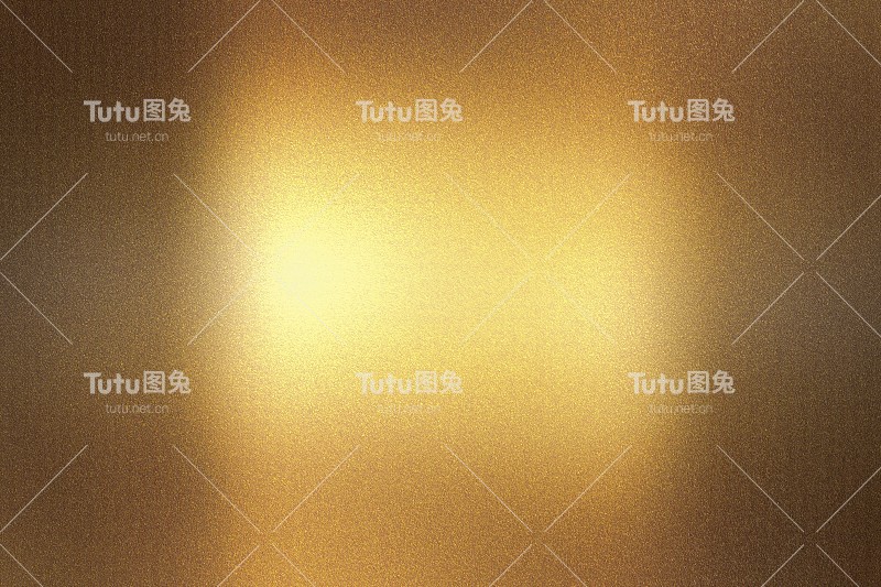 发光的深棕色金属箔墙与划痕表面，抽象纹理背景