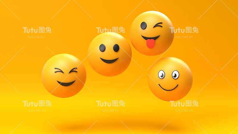 表情符号emoticon字符背景