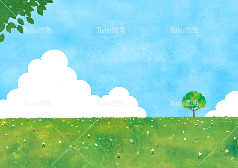 苏美尔草地和一棵树
