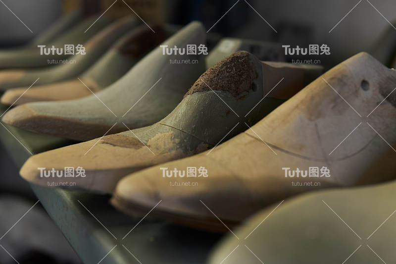 脚的形状用于制作皮鞋的脚的形状