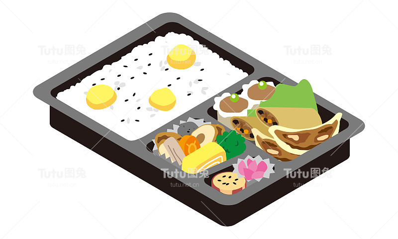 午餐是中餐和栗子饭