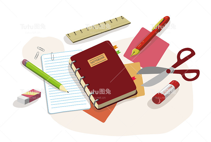 笔记本和其他学习用品
