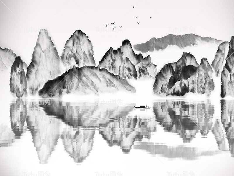 中国传统山水画