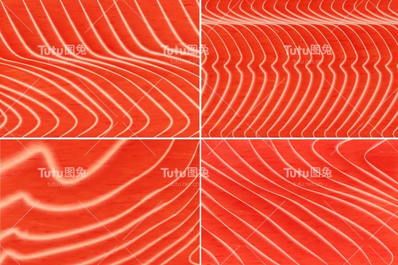 鲑鱼或鳟鱼肉纹理矢量背景