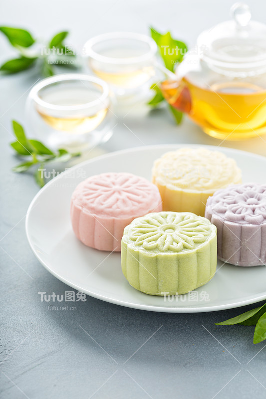 中秋雪皮月饼