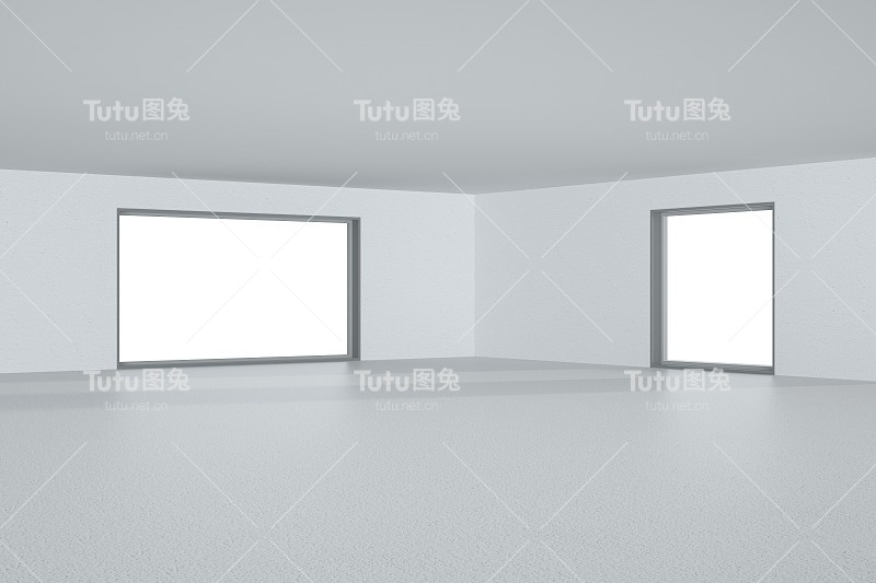 抽象的空房间