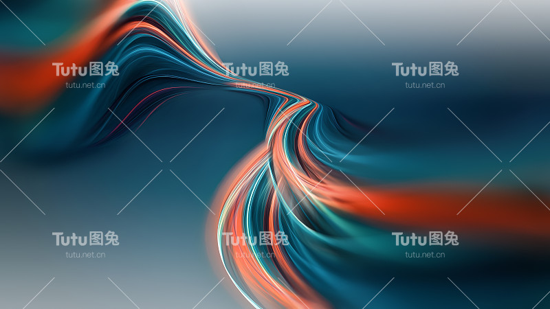 抽象3D背景与条纹