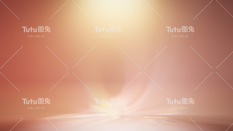 梦幻般温暖的抽象背景。三维渲染