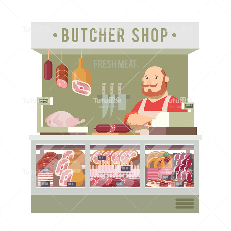 肉店