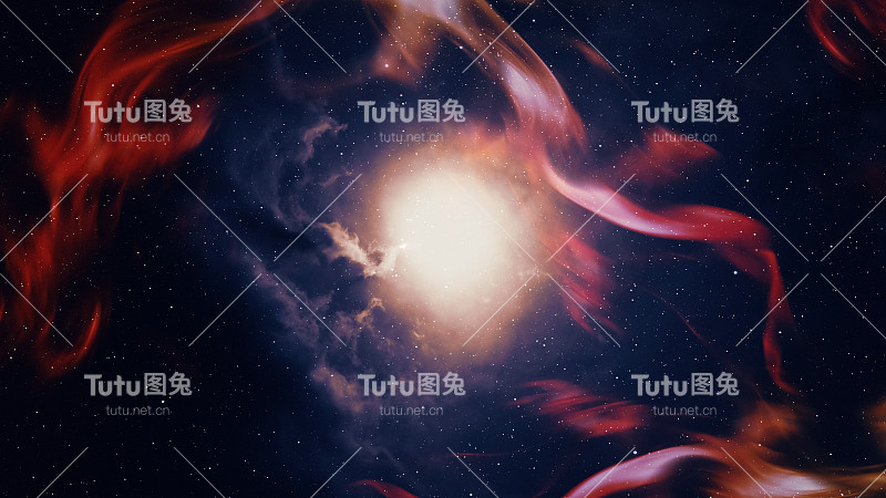 星云和恒星。