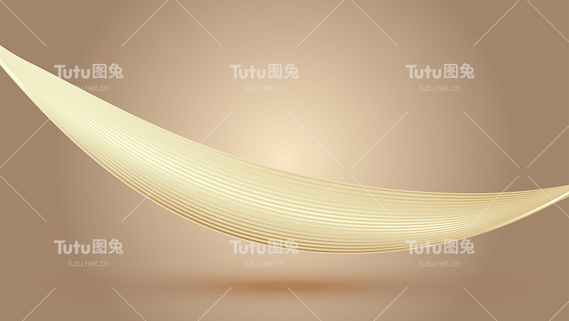 金色曲线柔和流畅的纹理纹理背景