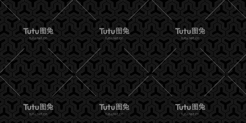 简单的黑色平面无缝抽象矢量插图背景艺术