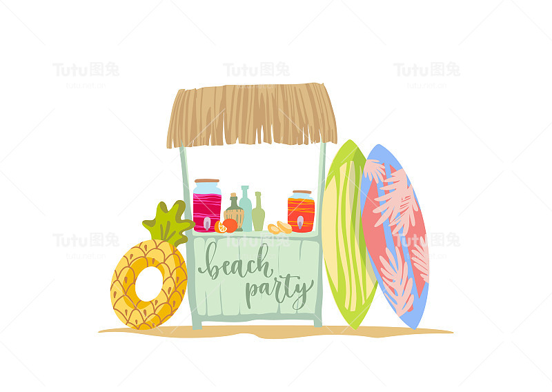 可爱的手绘插画