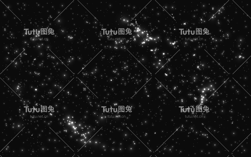 星空背景。深色背景上的星团。明亮的星座和星云。许多白色的星星。无限的宇宙。抽象的纹理。矢量图