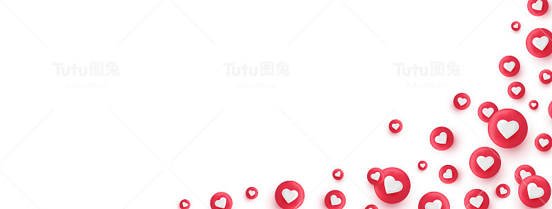像3d渲染图标边界。Emoji反应框架。社交媒体用心泡泡。爱的元素。评论按钮。分享标记。通知人。语音聊天。通知标签。矢量图