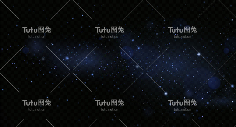 白色魔法尘埃的微粒。闪亮的光粒子。圣诞节闪光粒子。透明背景上的光效果