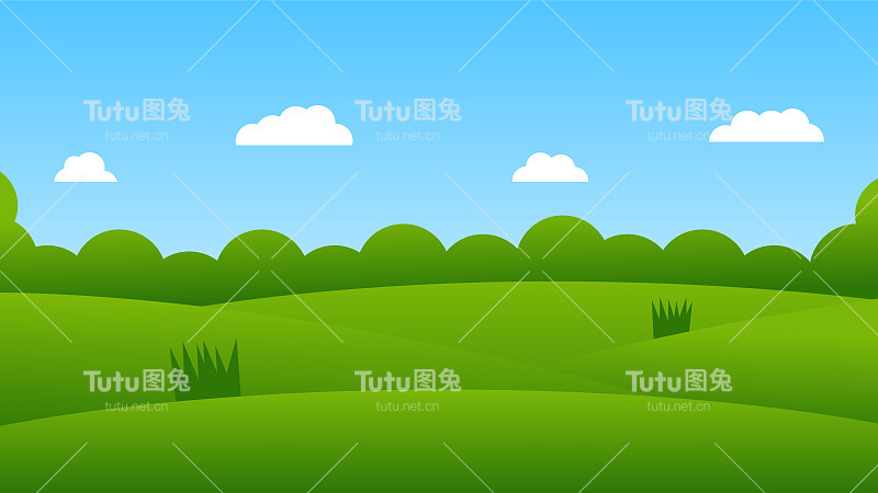 景观卡通场景背景