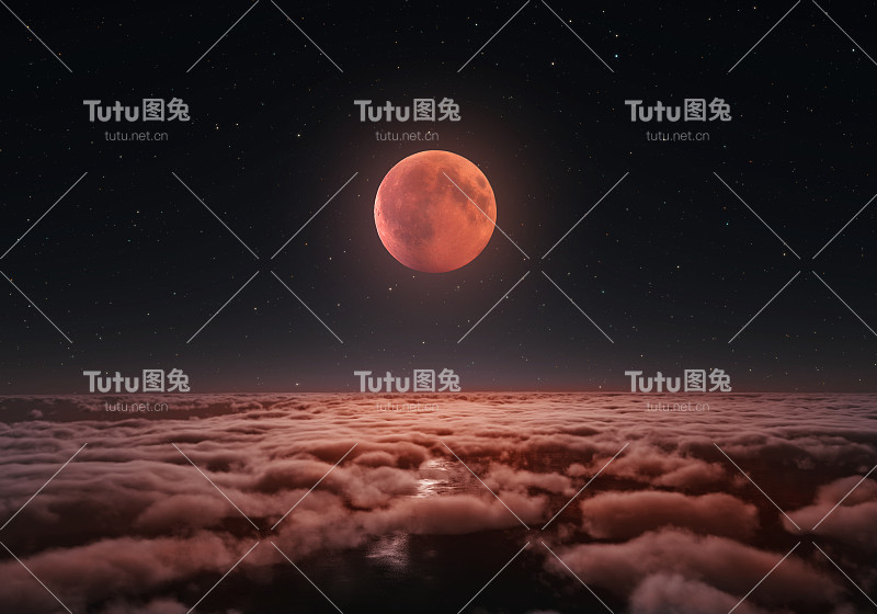 最长月全食，2018年血月。