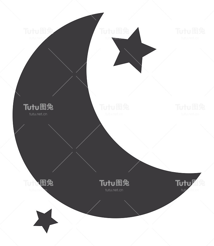 季度月亮图标