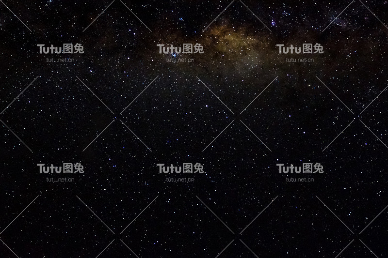 星星和星系外太空天空夜空宇宙黑色星空背景闪亮的星场