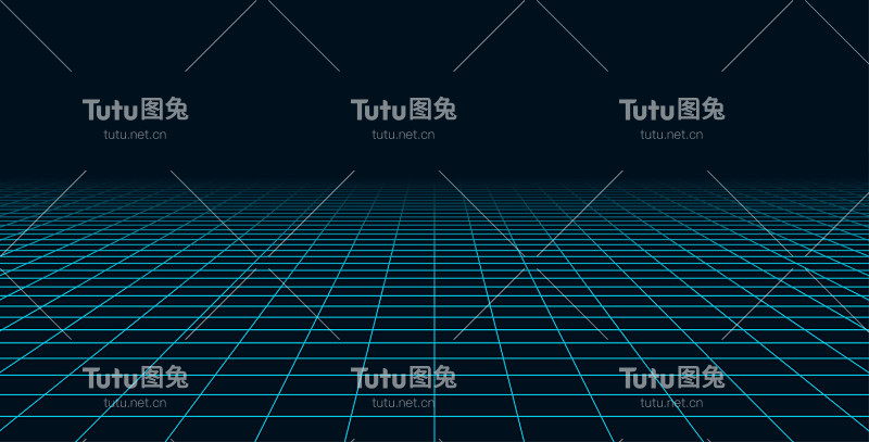 角度3 d网格。屏幕图形纸。结构模板。矢量图